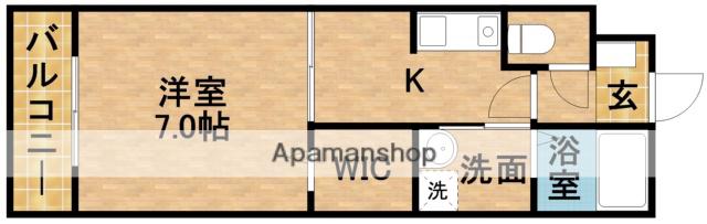 リブレア龍禅寺(1K/1階)の間取り写真