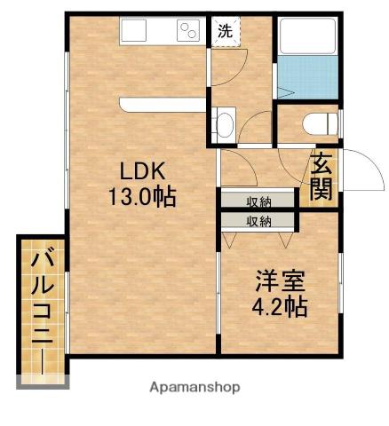 ARCO11(1LDK/7階)の間取り写真