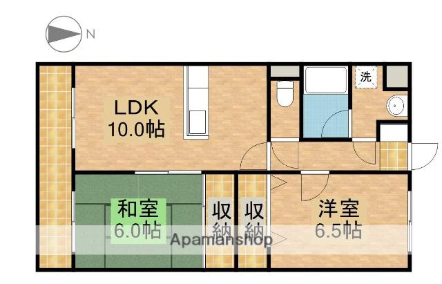 エル・ドラードⅡ(2LDK/2階)の間取り写真