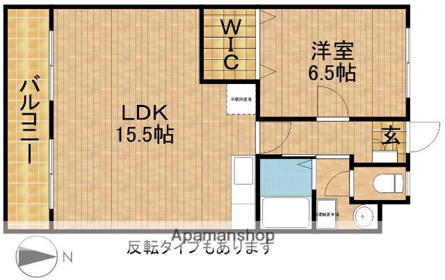 マンション センティア(1LDK/2階)の間取り写真