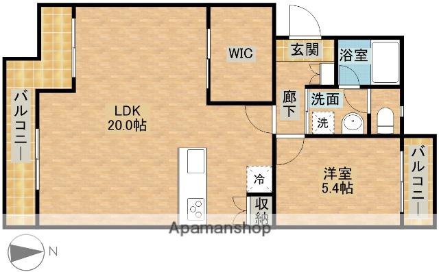 アビタシオン天王Ⅰ(1LDK/3階)の間取り写真
