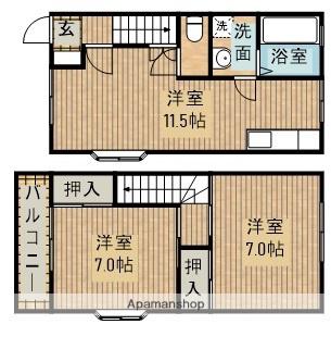 カミーノ(2LDK)の間取り写真