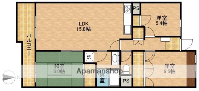 浜松アーバンライフ(3LDK/2階)の間取り写真