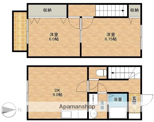 ＤＩＸＩＥⅢ(2DK)の間取り写真