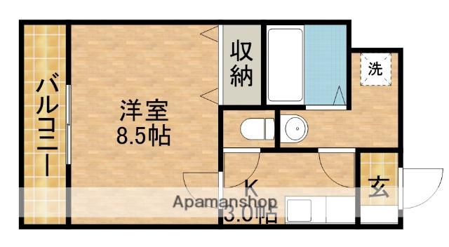 D-FELLOW(1K/5階)の間取り写真