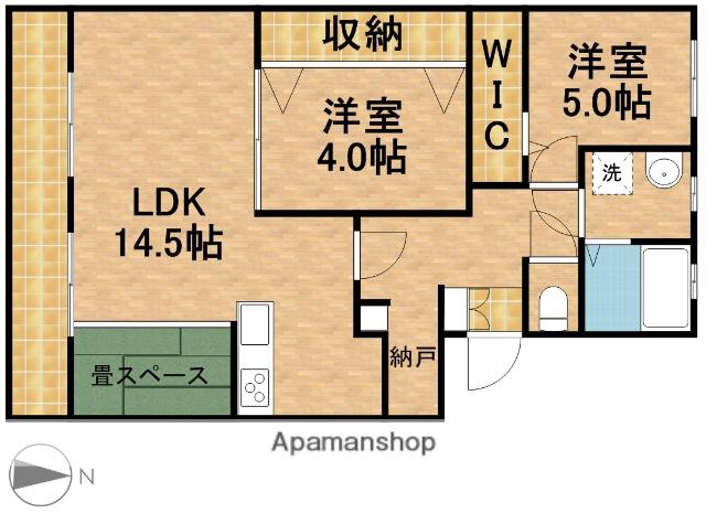 RE・ALLOT東若林(2LDK/1階)の間取り写真