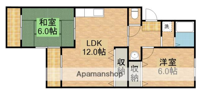 ビラエントピア(3DK/3階)の間取り写真