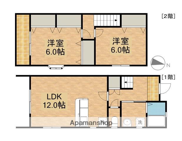 フォレストタウンＪ(2LDK)の間取り写真