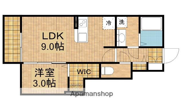 NOBLE(1LDK/1階)の間取り写真