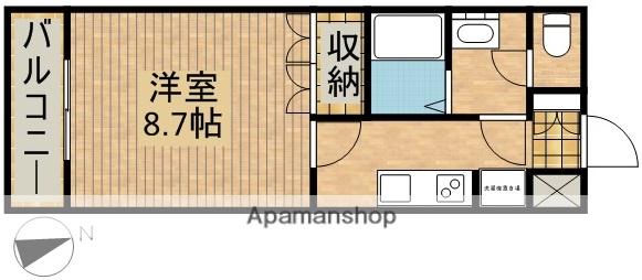 LEGACY(1K/1階)の間取り写真