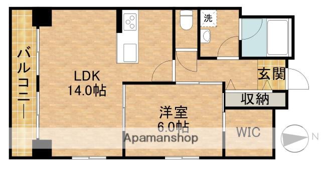 TRIBUTE元浜(1LDK/8階)の間取り写真