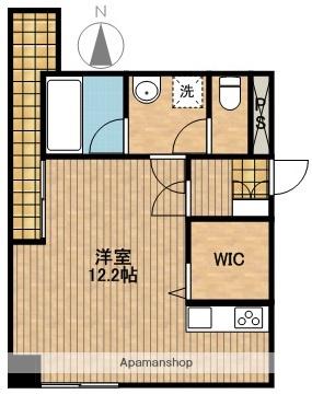 TRIBUTE CENTRAL(ワンルーム/10階)の間取り写真