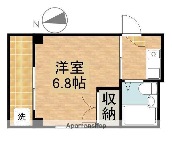 IRCマンション(ワンルーム/3階)の間取り写真