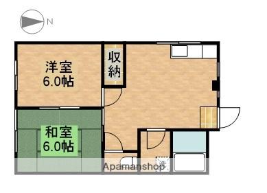 堀内コーポ(1DK/3階)の間取り写真