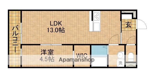 リブリ・AIBEC(1LDK/1階)の間取り写真
