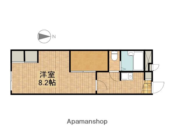URANUS(1K/2階)の間取り写真