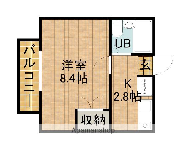 コーポ松本A(1K/1階)の間取り写真