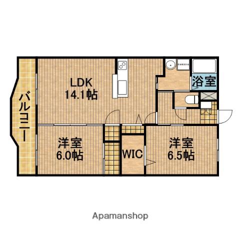 アイヴィ(2LDK/3階)の間取り写真