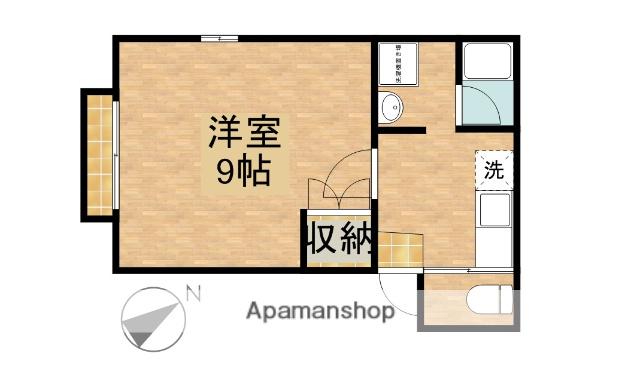 ヤングプラザK(1K/2階)の間取り写真