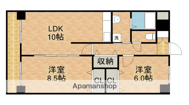 オット・アンダーレ(2LDK/2階)の間取り写真