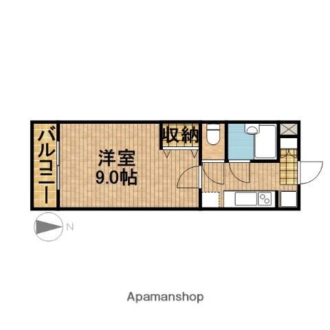 ロマネコンティ(1K/2階)の間取り写真