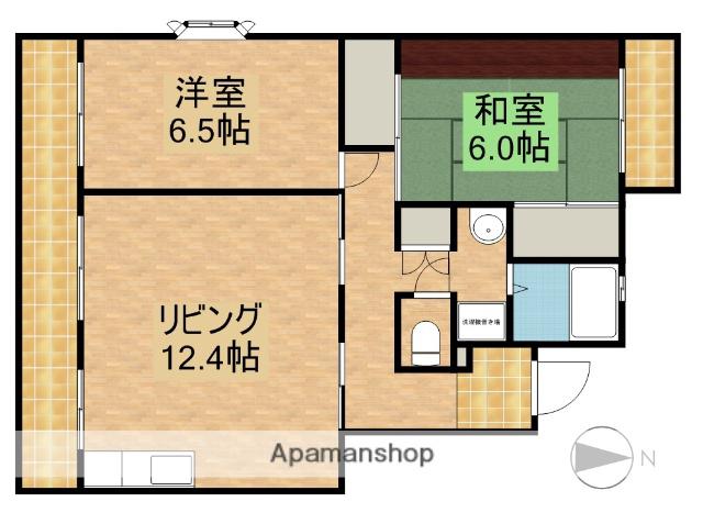 カーサフォルテ(2LDK/2階)の間取り写真