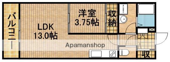 J-ROAD(1LDK/2階)の間取り写真
