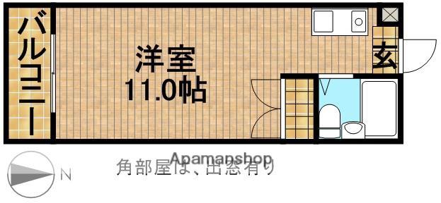 グレイス第7マンション(ワンルーム/3階)の間取り写真