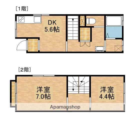 ハイツ真澄Ⅱ(2K)の間取り写真