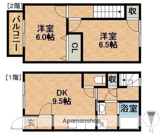 ＳＯＰＨＩＡⅠ(2DK)の間取り写真