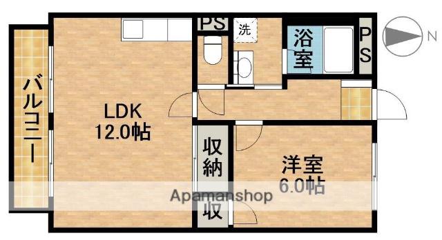 SURPLUSヴィラージュA(1LDK/1階)の間取り写真