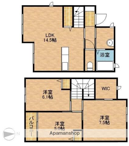 プロシード(3LDK)の間取り写真