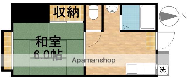 和合ハイツ(1K/2階)の間取り写真