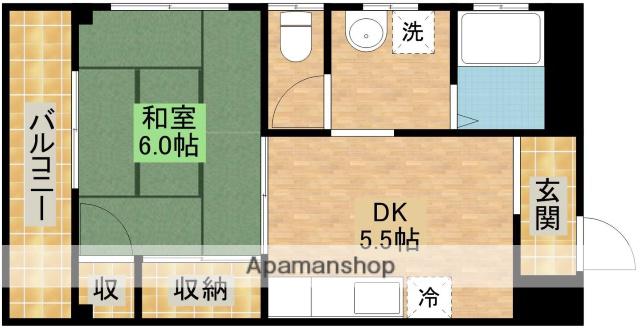 アローはまたけ(1DK/3階)の間取り写真