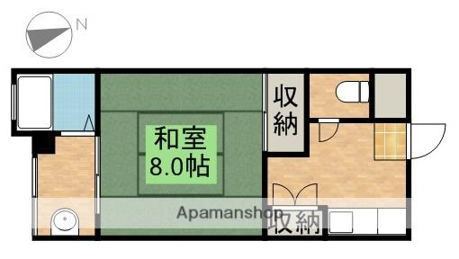 シャンボール浜名湖(1K/8階)の間取り写真