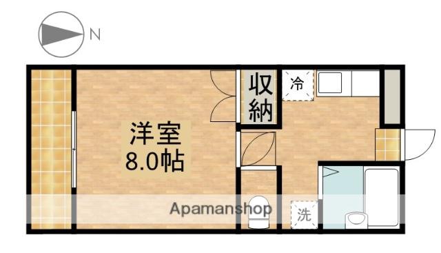 セイエンエステイト(1K/2階)の間取り写真