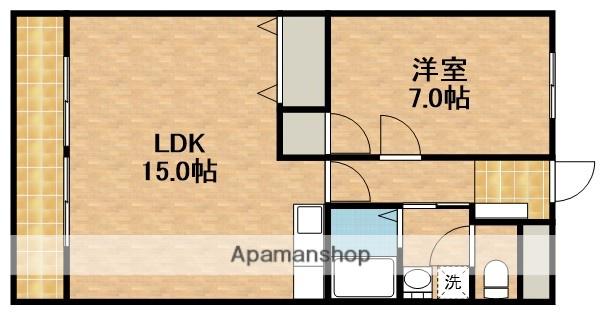 トピア清龍Ⅱ(1LDK/2階)の間取り写真