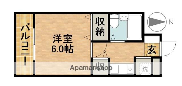 日興パレス浜松(ワンルーム/2階)の間取り写真