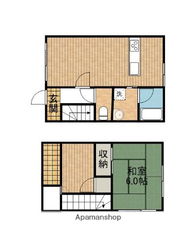 プレジール(2LDK)の間取り写真