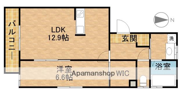 ル・リオン芳川(1LDK/2階)の間取り写真