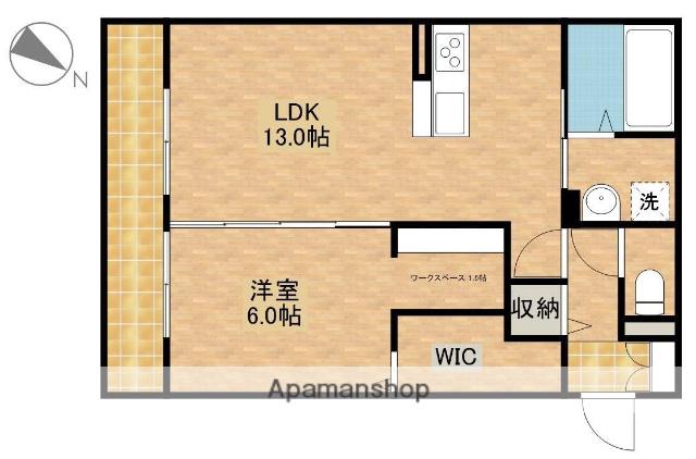 東海道本線 浜松駅 バス乗車時間：45分 三方原バス停で下車 徒歩6分 3階建 築3年(1LDK/3階)の間取り写真