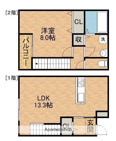ＡＶＡＮＴＩ(1LDK)の間取り写真