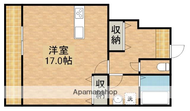 レヴィード(ワンルーム/1階)の間取り写真