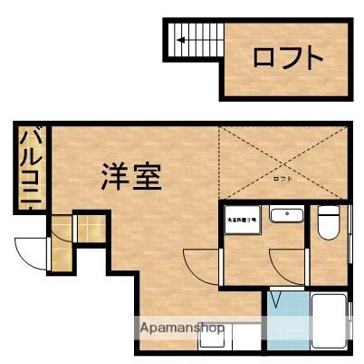 パークガーデン北寺島(ワンルーム/1階)の間取り写真