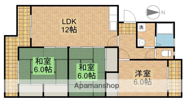 アーバンハイツ泉(3LDK/3階)の間取り写真