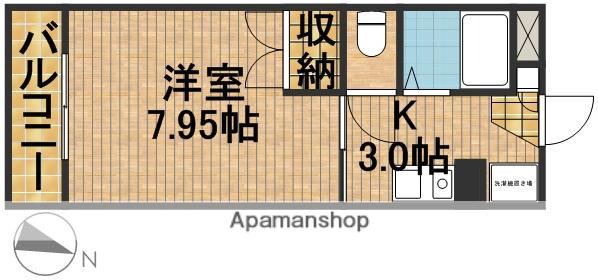 SIMPLEM(1K/2階)の間取り写真