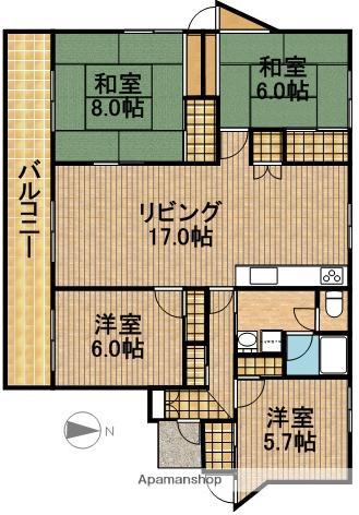 メゾン・ド・エスポワール(4LDK/1階)の間取り写真