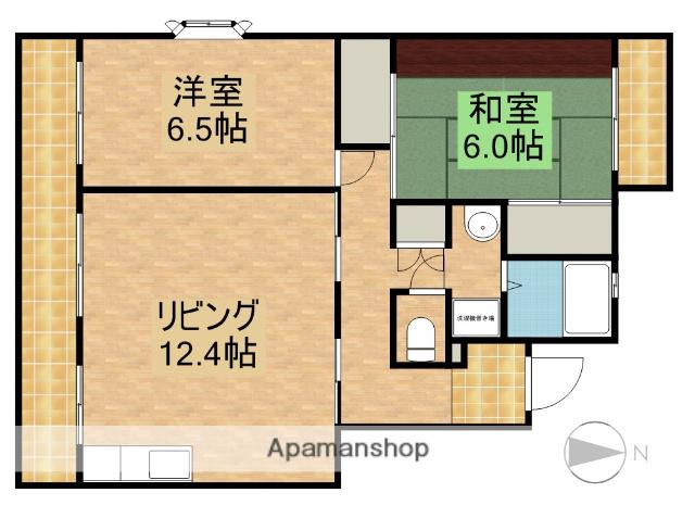 カーサフォルテ(2LDK/2階)の間取り写真