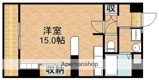 シャルマン(1K/2階)の間取り写真