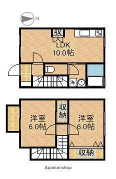 ＣＯＺＹＴＥＲＲＡＣＥ(2LDK)の間取り写真
